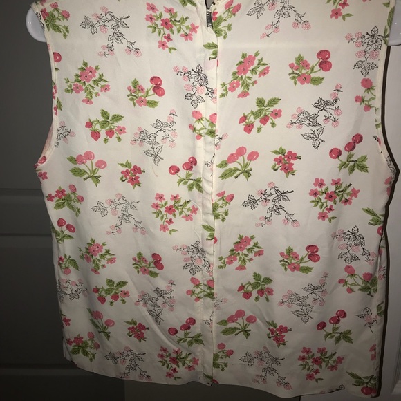 Vintage Cherry Print Top - Picture 2 of 2